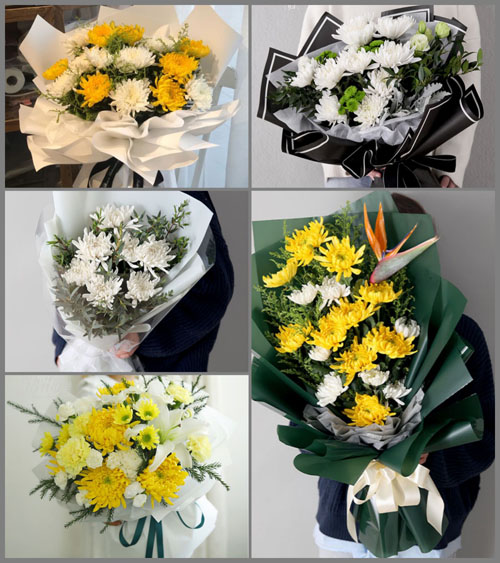 山西运城闻喜县凹底镇白事花束代送